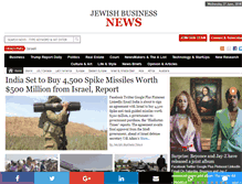 Tablet Screenshot of jewishbusinessnews.com
